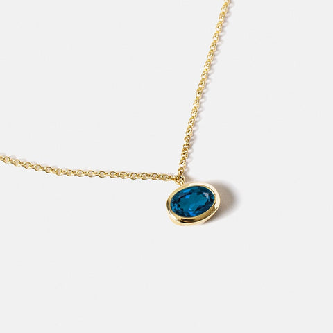 Dana Necklace with London Blue Topaz