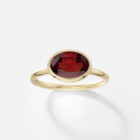 Dana Ring with Garnet
