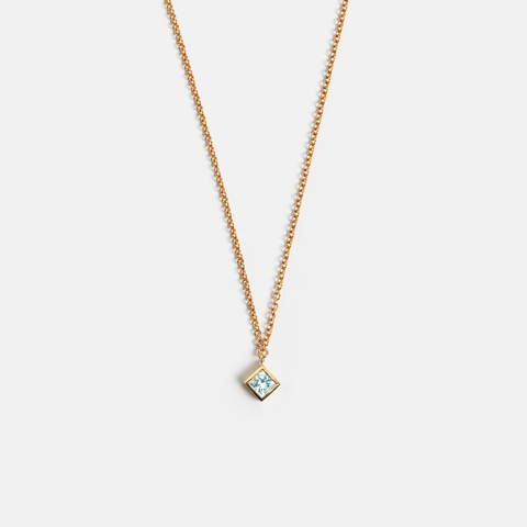 Dari Necklace with Aquamarine
