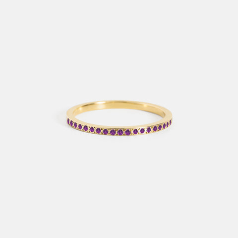 Eile Ring with Amethyst