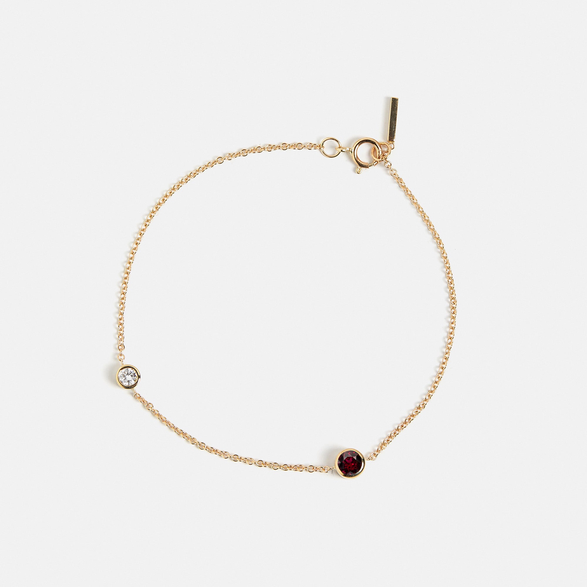 Sena Bracelet with Garnet