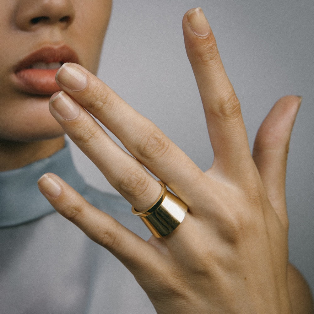 Tavi Alternative Ring in 14k Gold by SHW Fine Jewelry New York City