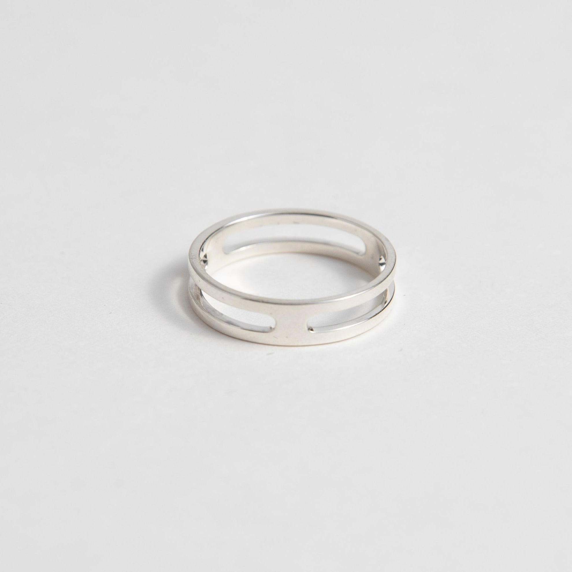 Mesi Minimal Ring in sustainable 14k Yellow Gold by SHW Fine Jewelry in NYC