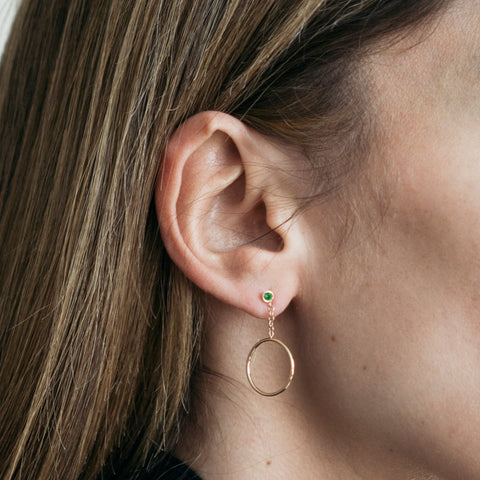 Handmade Circle Earring Enhancer By SHW Fine Jewelry NYC