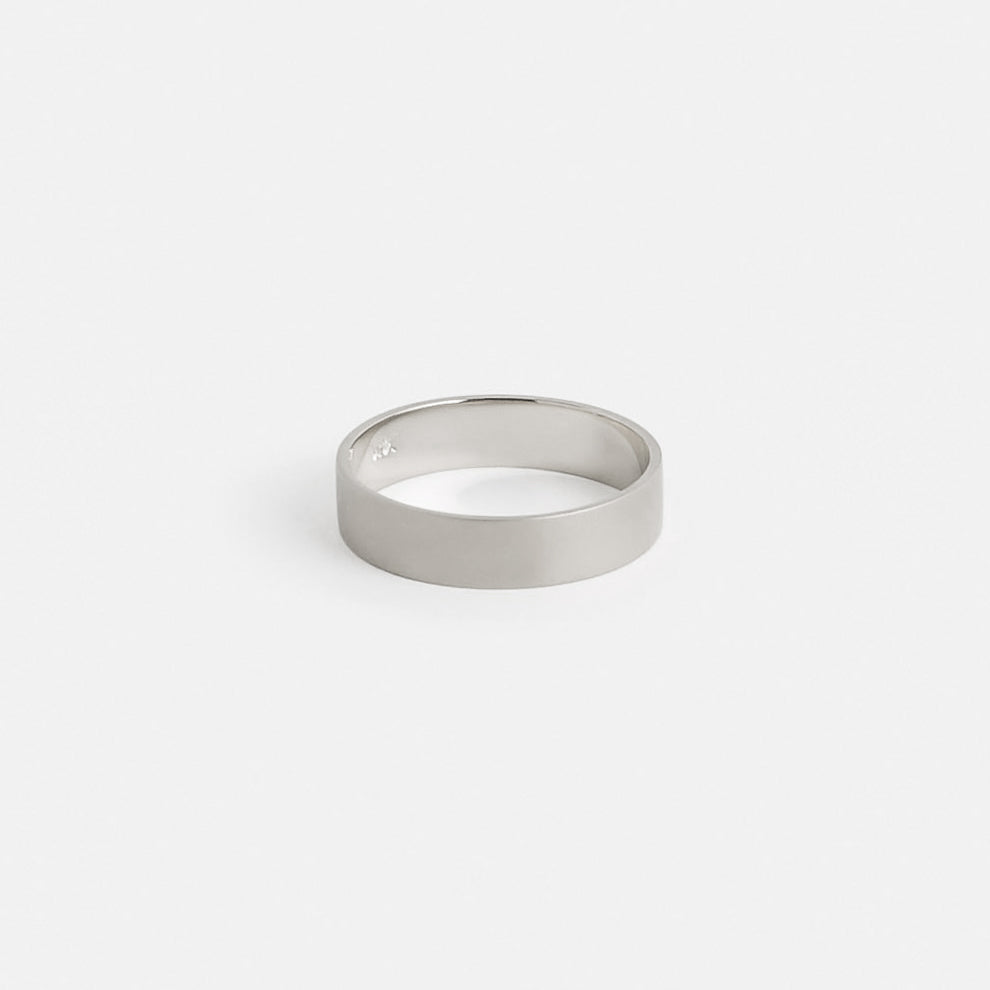 Dalo Handmade Ring in 14k White Gold By SHW Fine Jewelry New York City