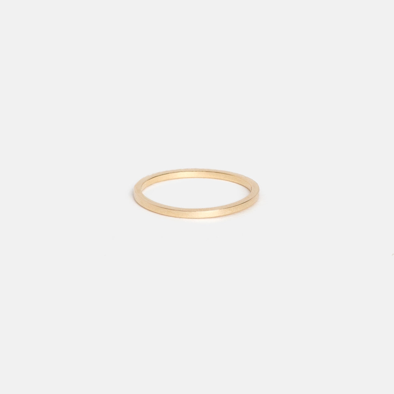 Eile Stacking Ring in 14k Gold set with White Diamonds By SHW Fine Jewelry NYC