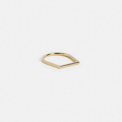 Lina Unusual Ring in 14k Gold By SHW Fine Jewelry NYC