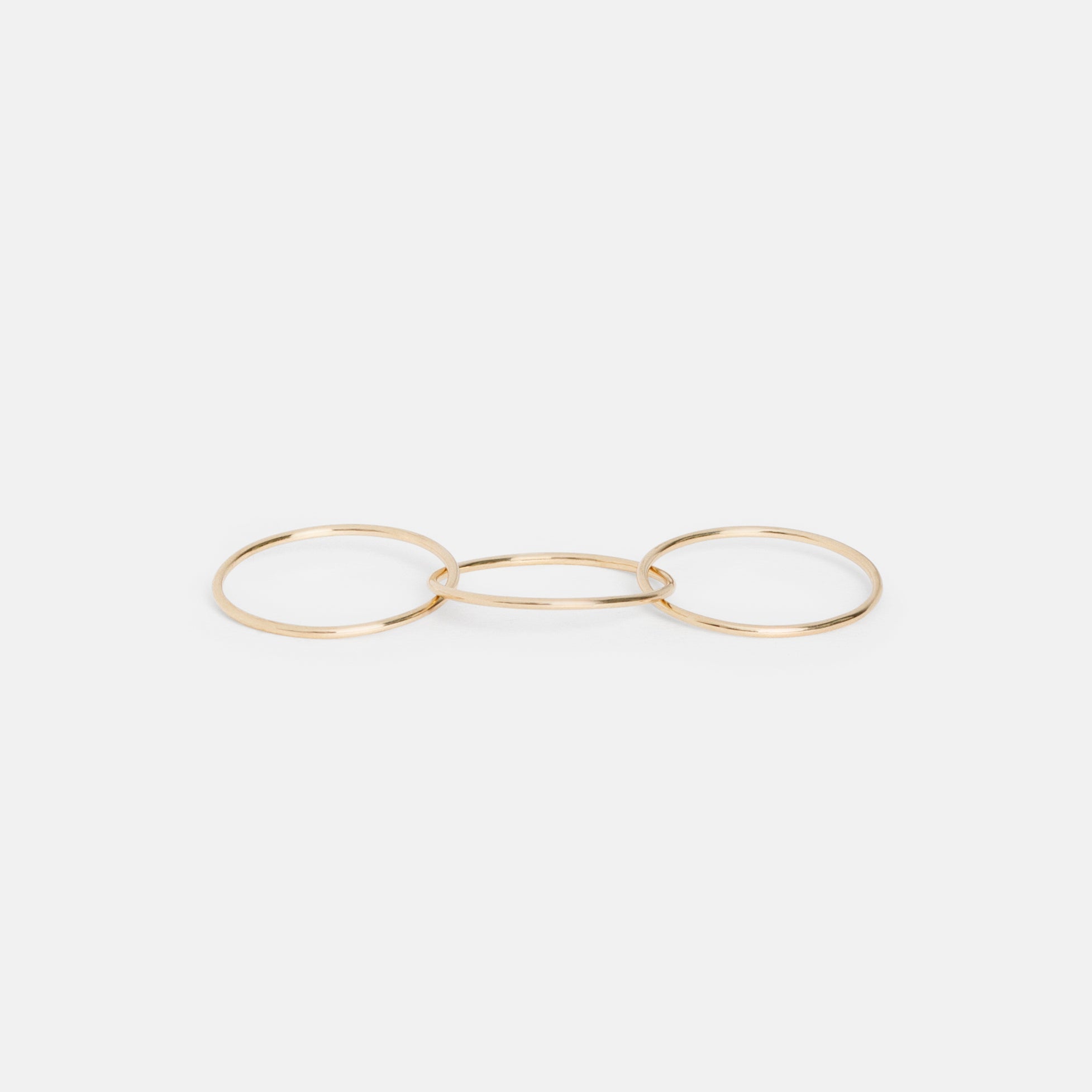 Link Designer Ring in 14k Gold by SHW Fine Jewelry