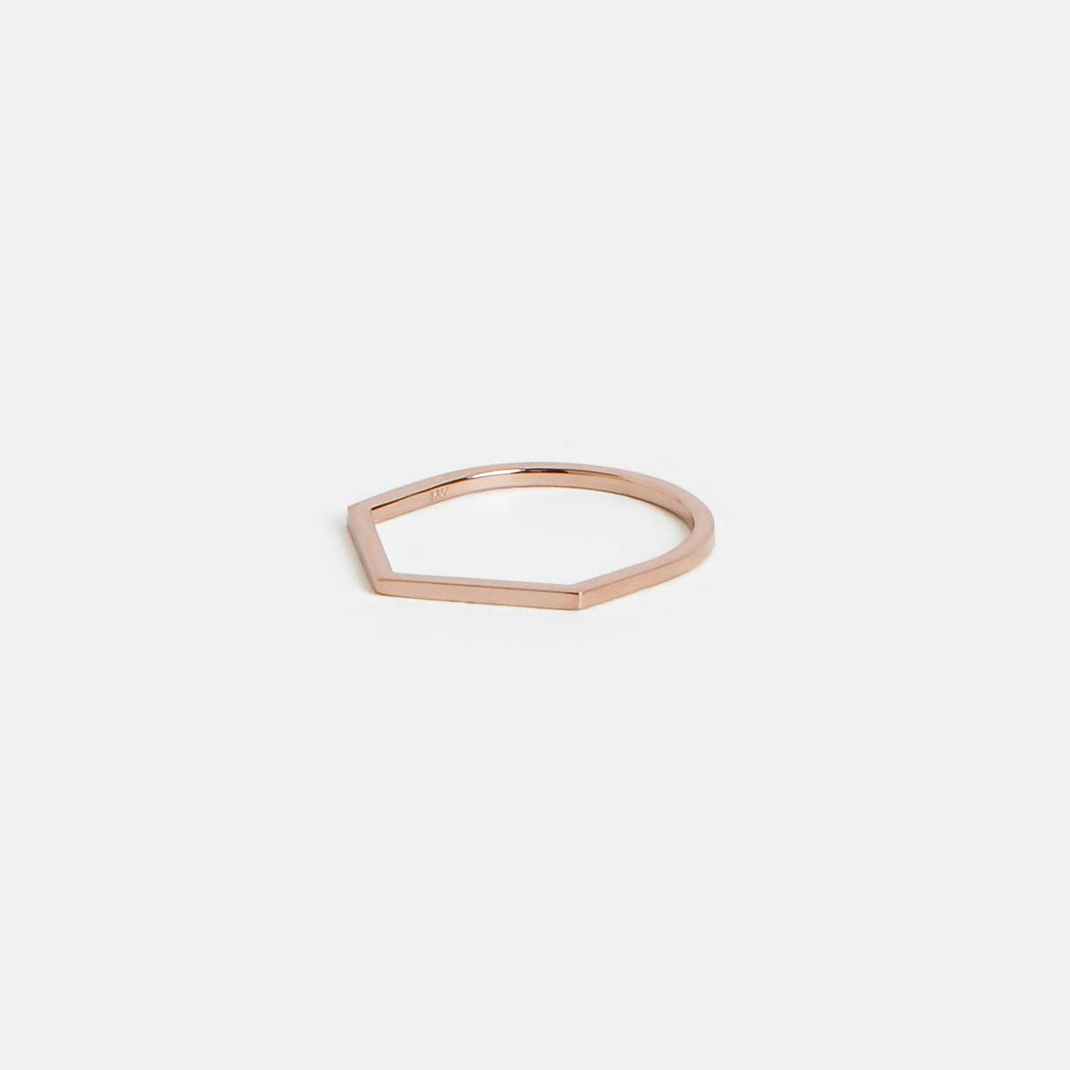 Namas Unusual Ring in 14k Rose Gold by SHW Fine Jewelry NYC