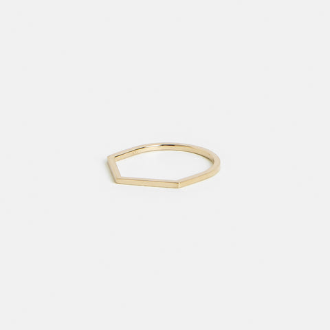 Namas Alternative Ring in 14k Gold by SHW Fine Jewelry NYC