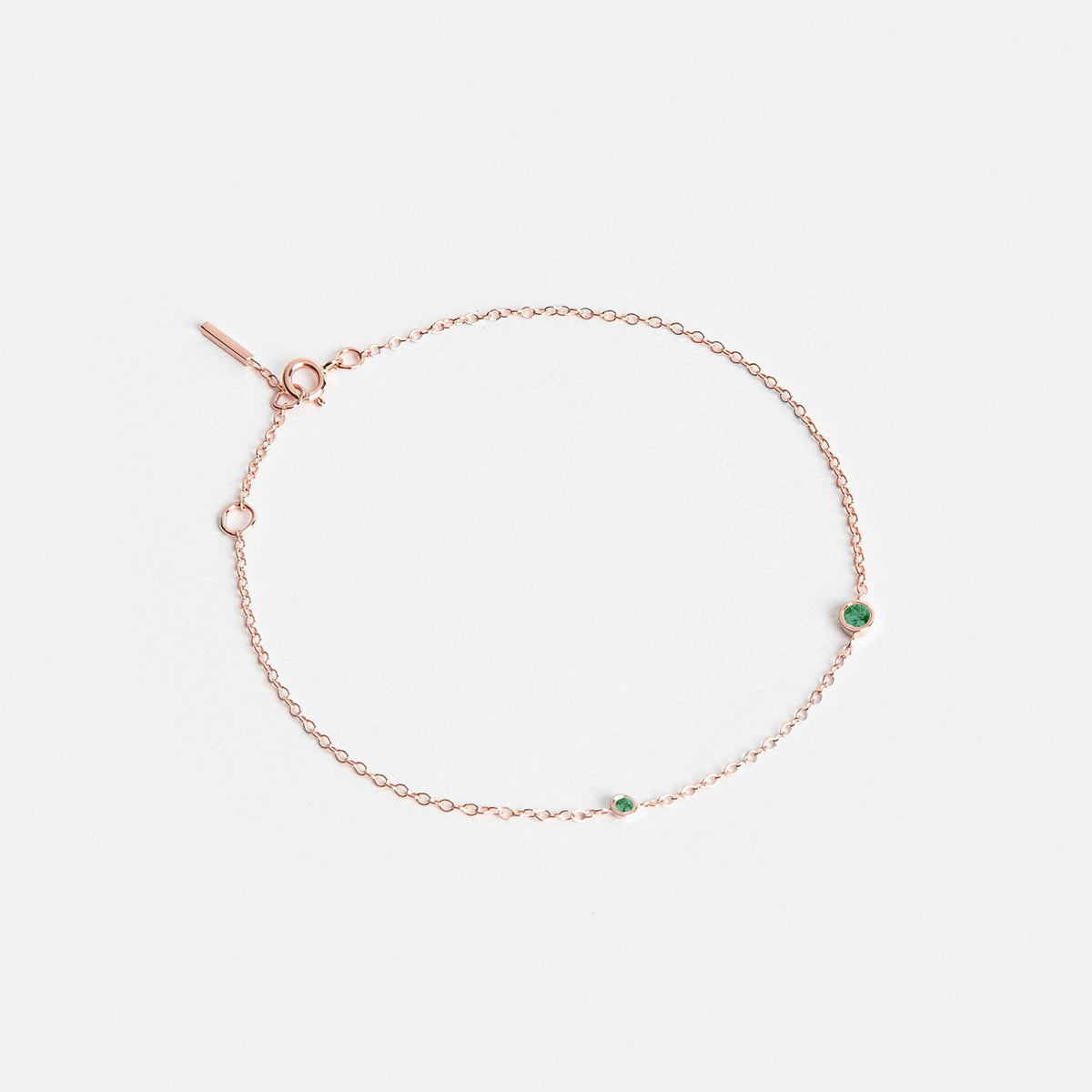 Iba Designer Bracelet in 14k Rose Gold set with Precious stones By SHW Fine Jewelry NYC