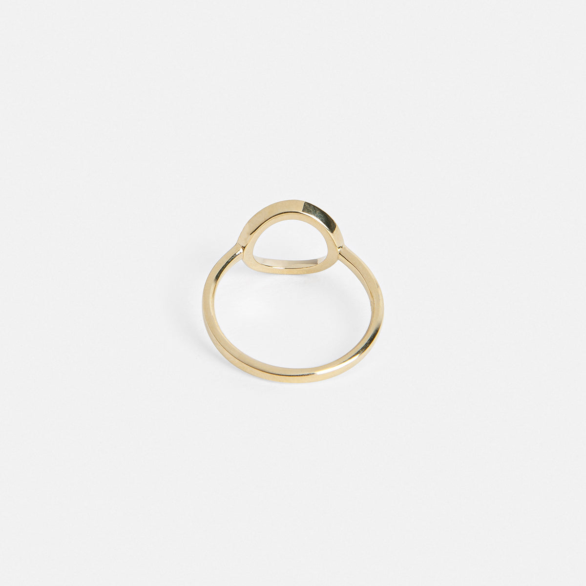 Nida Cool Ring in 14k Gold set with White Diamonds by SHW Fine Jewelry