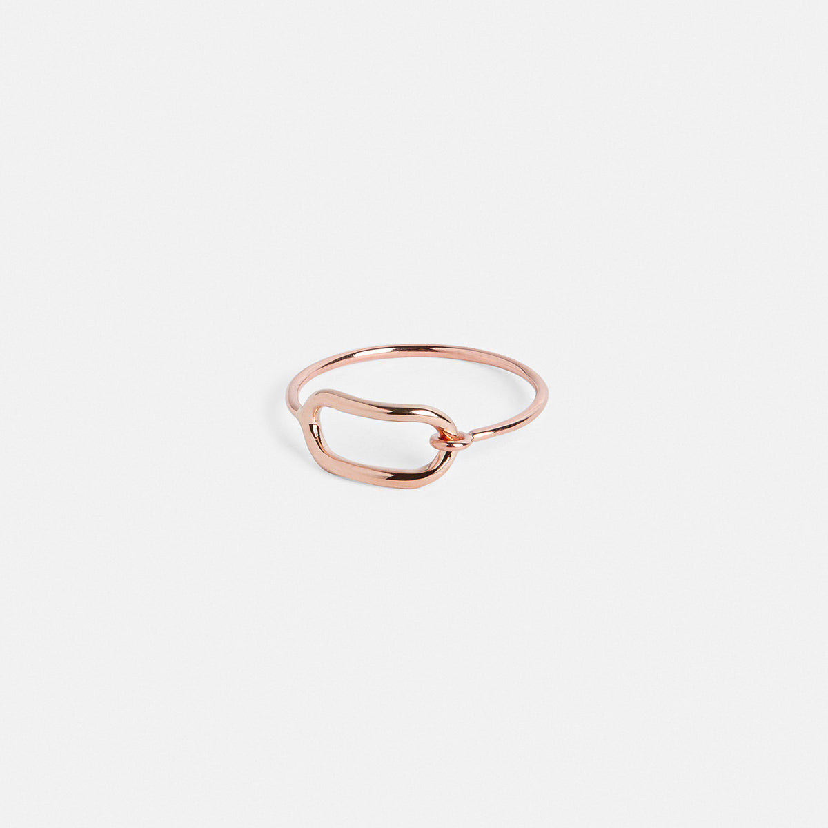 Vel Alternative Ring in 14k Rose Gold by SHW Fine Jewelry
