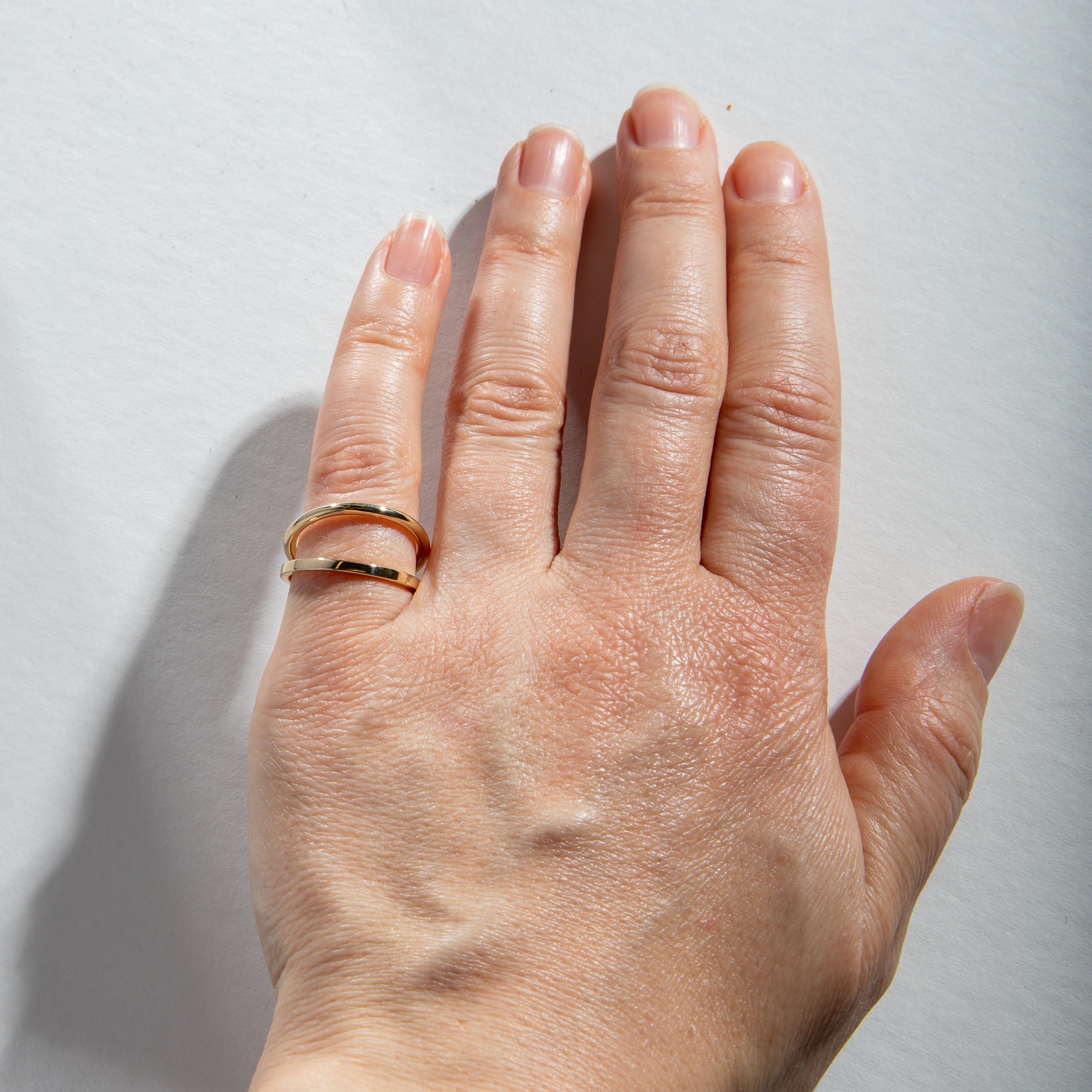 Codu Plain  Ring in 14k Gold By SHW Fine Jewelry New York City