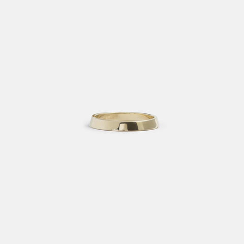 Tava Simple Ring in 14k Gold By SHW Fine Jewelry NYC