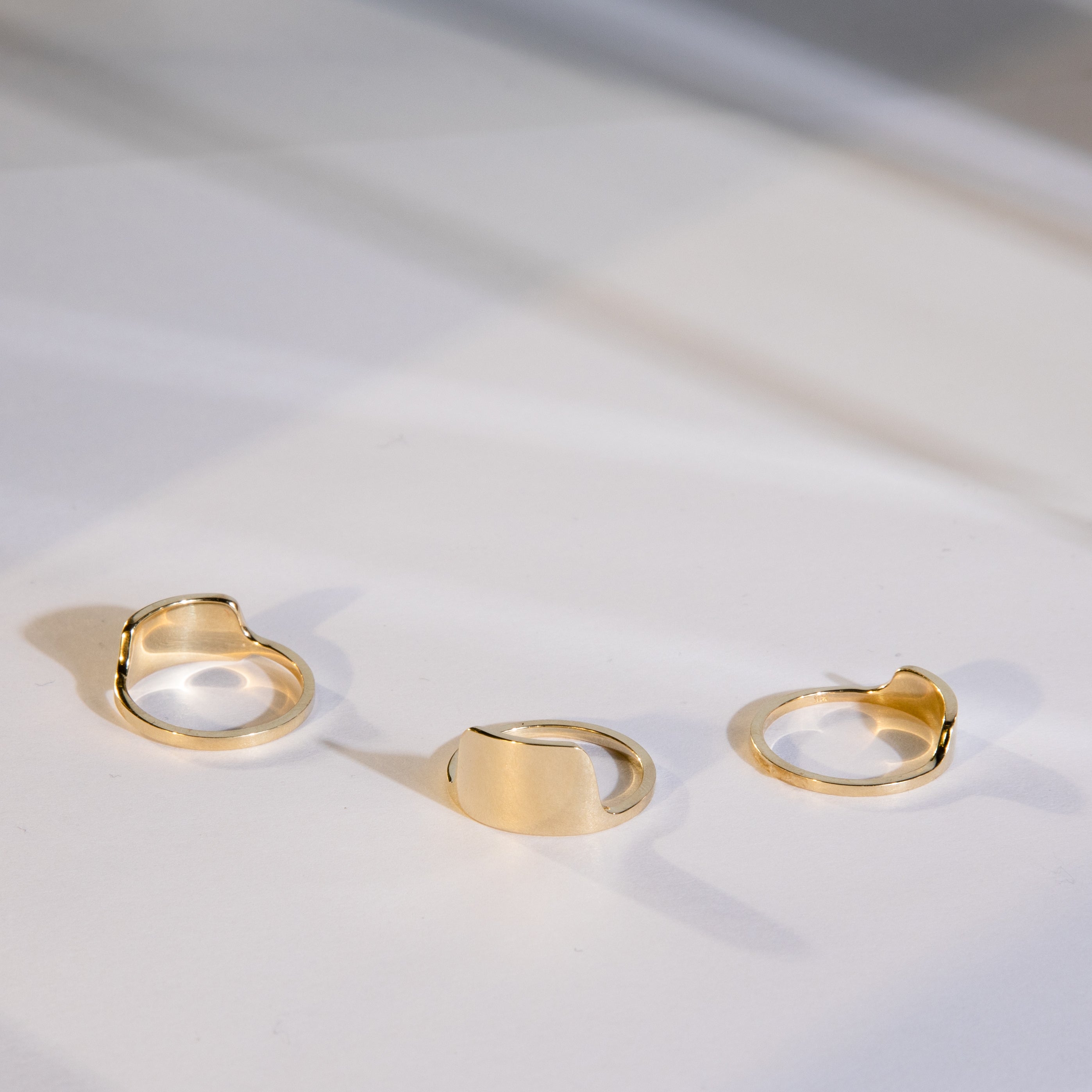 Tylo ring styled with two additional SHW Rings