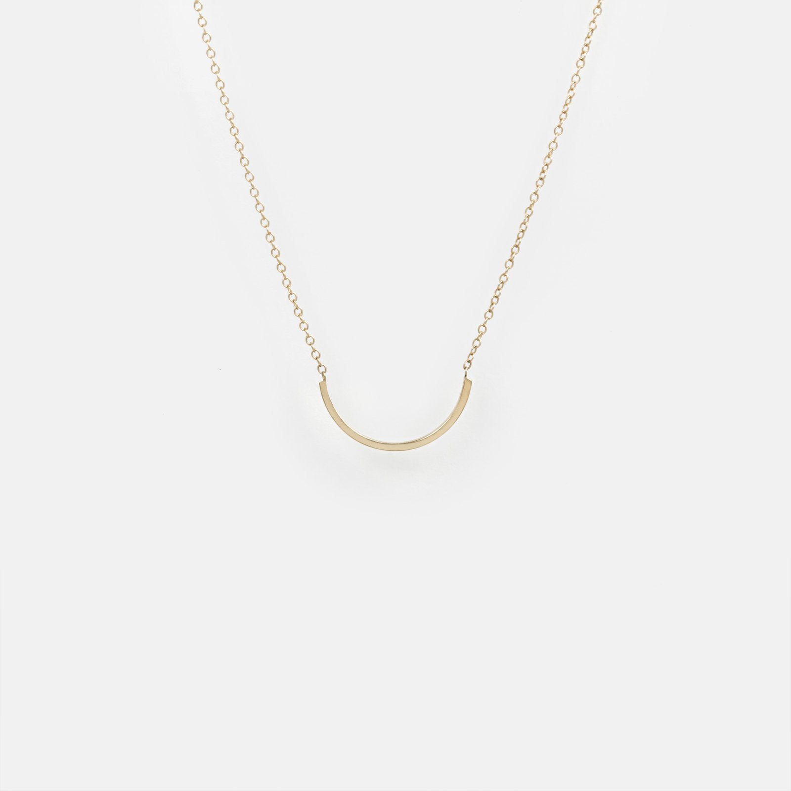 Uva Minimal Necklace in 14k Gold By SHW Fine Jewelry New York City