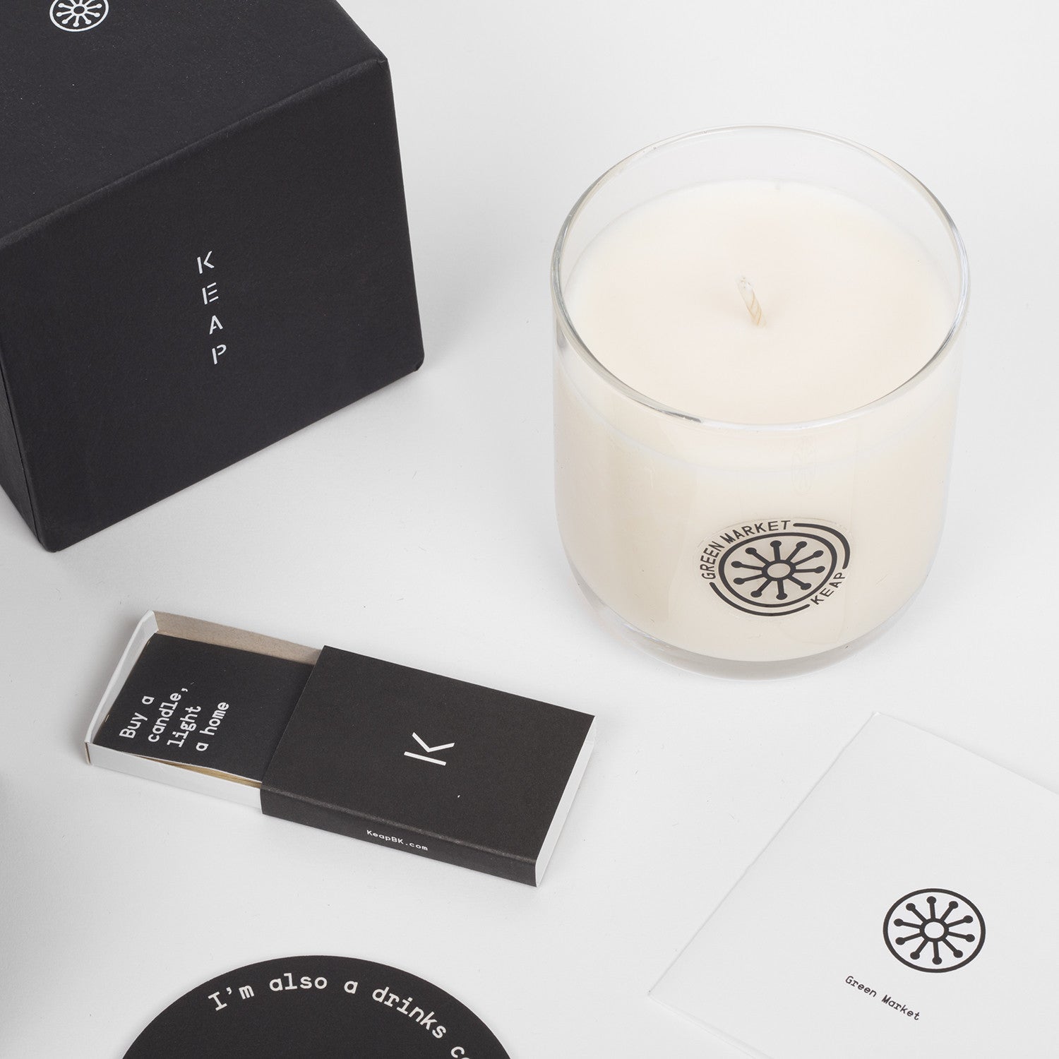 Green Market Candle