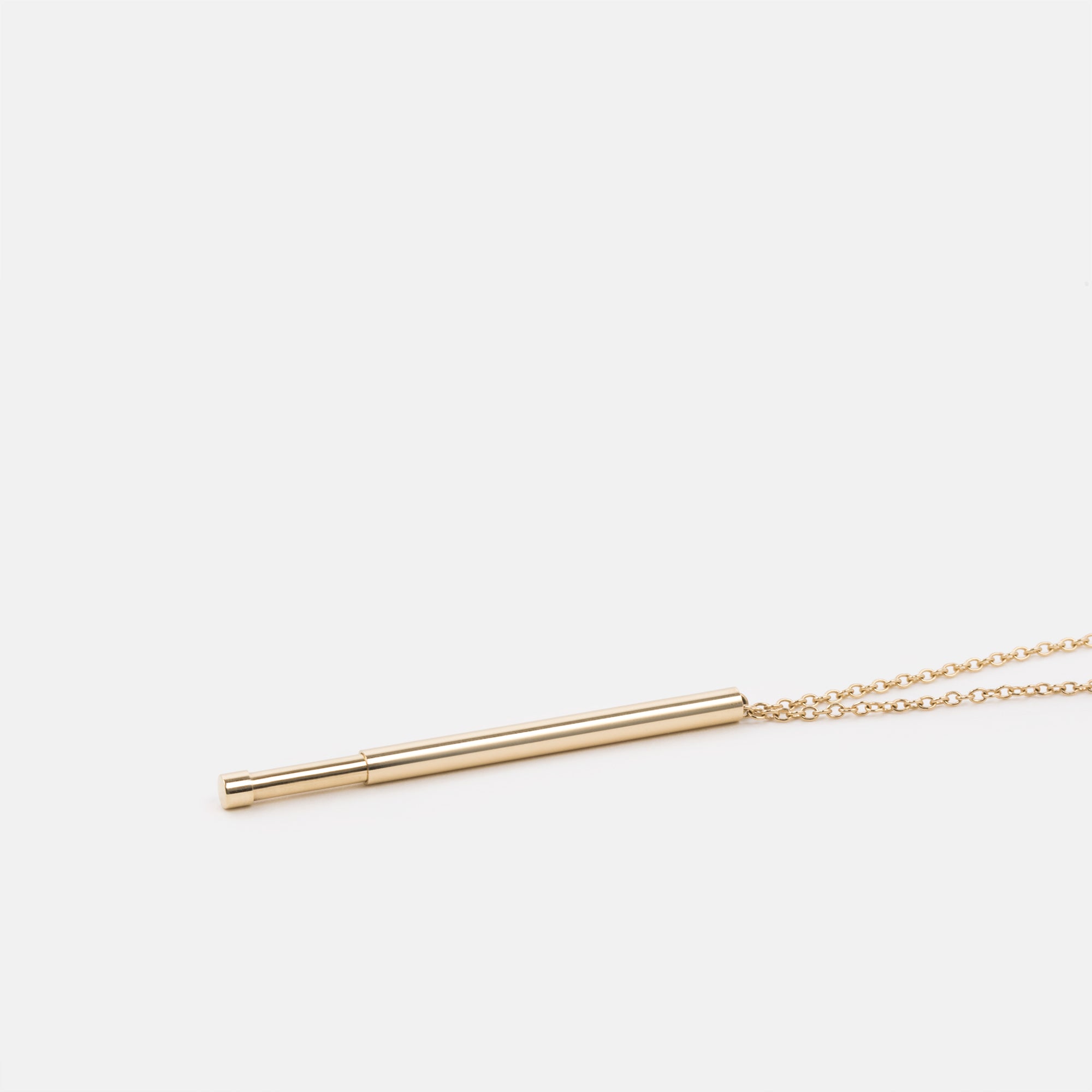 Drasa Unusual Necklace in 14k Rose Gold By SHW Fine Jewelry NYC