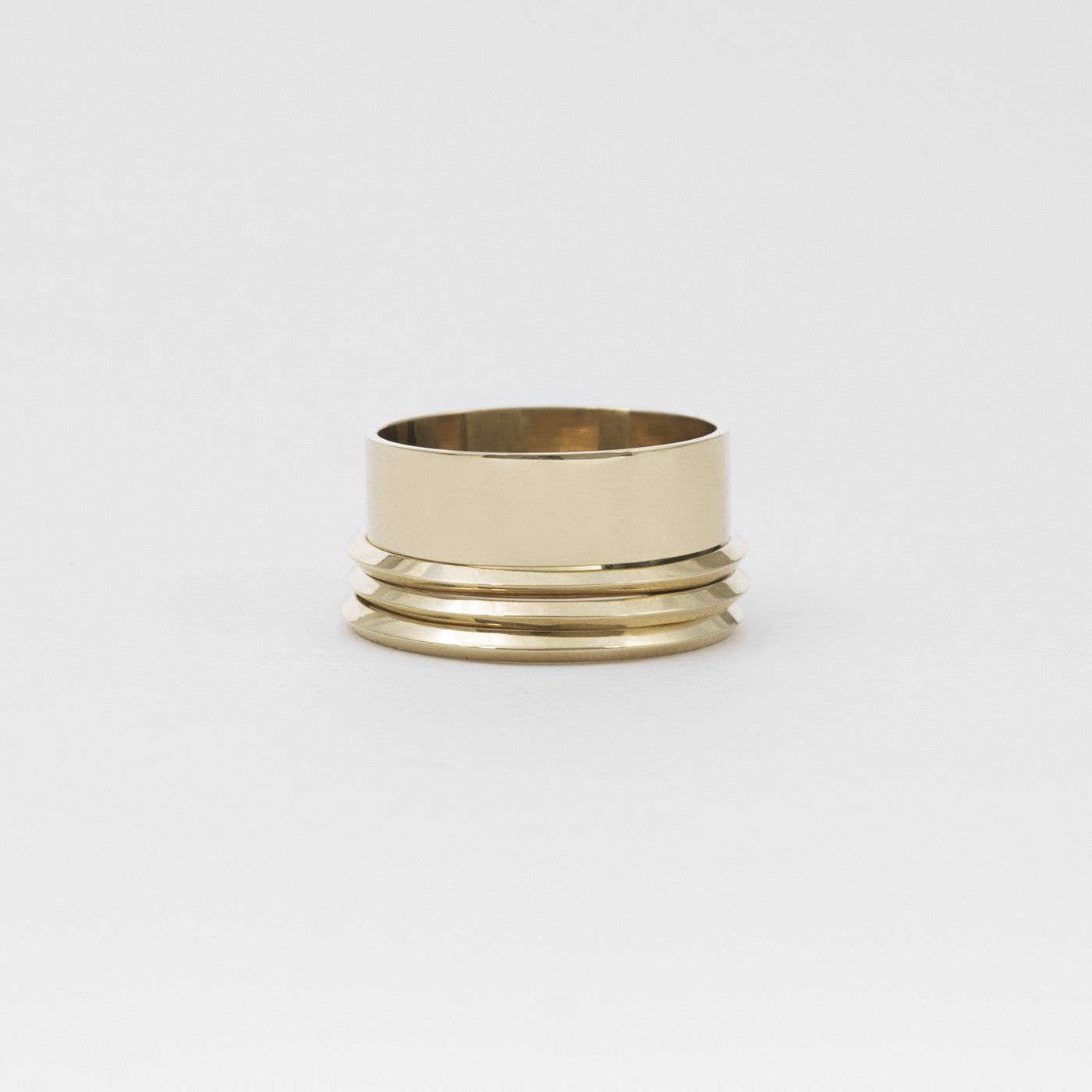 Rana Unisex Ring in 14k Gold By SHW Fine Jewelry NYC