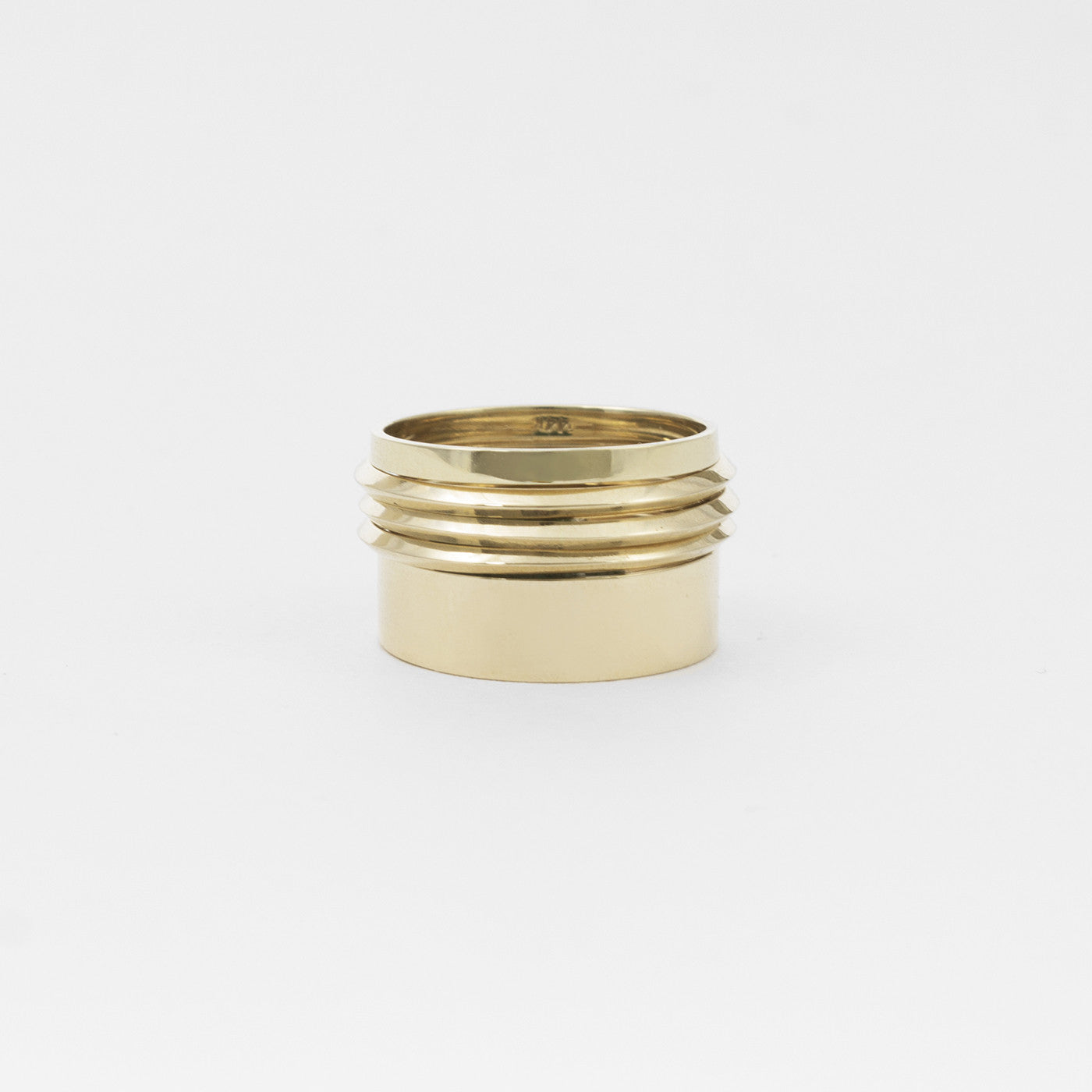 Rini Plain Ring in 14k Gold By SHW Fine Jewelry NYC