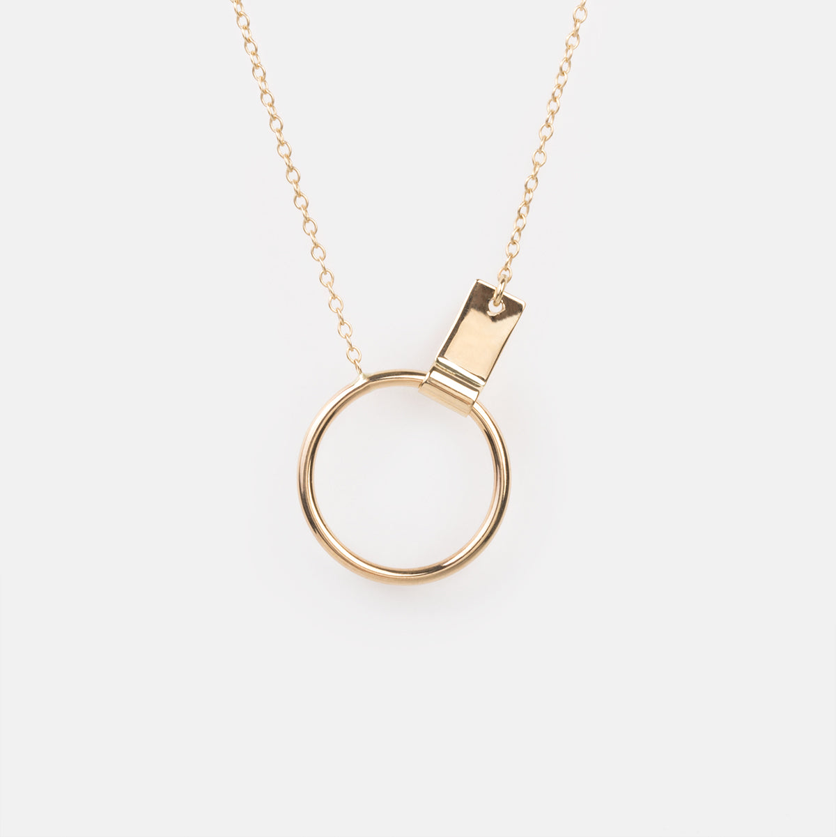 Vasara Unisex Necklace in 14k Gold By SHW Fine Jewelry NYC