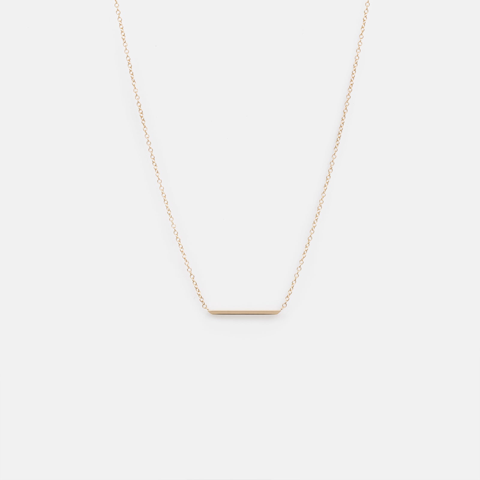 Cool Vati Necklace in 14k Yellow Gold by SHW Fine Jewelry Made in NYC