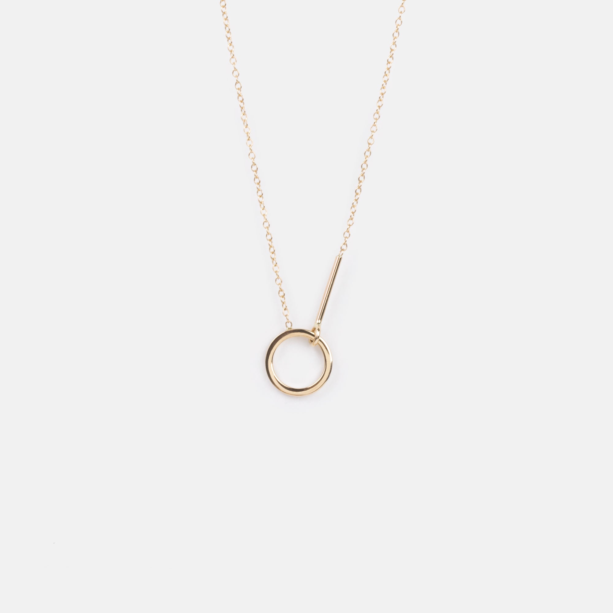 Visata Designer Necklace in 14k Gold By SHW Fine Jewelry NYC