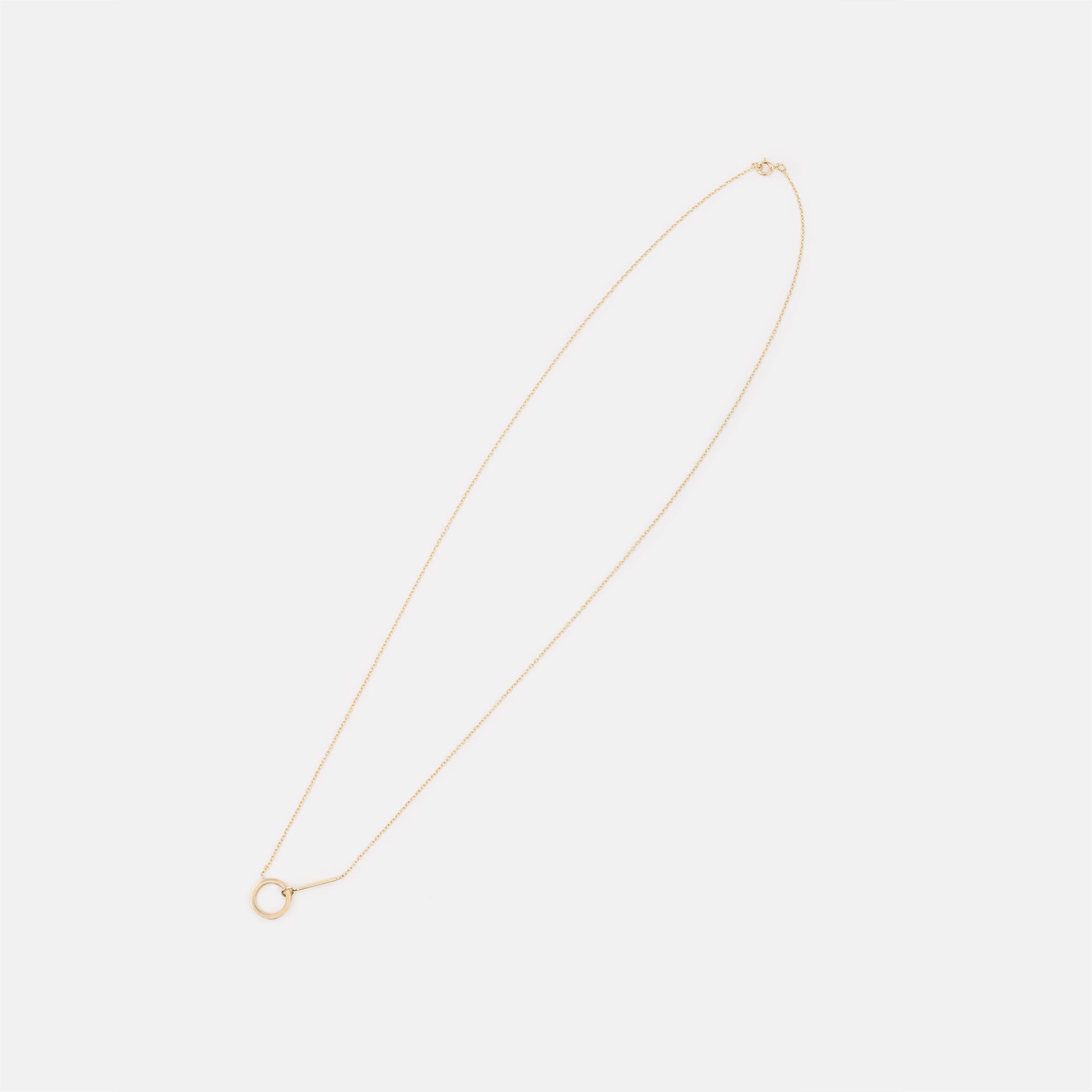 Visata Simple Necklace in 14k Gold By SHW Fine Jewelry NYC